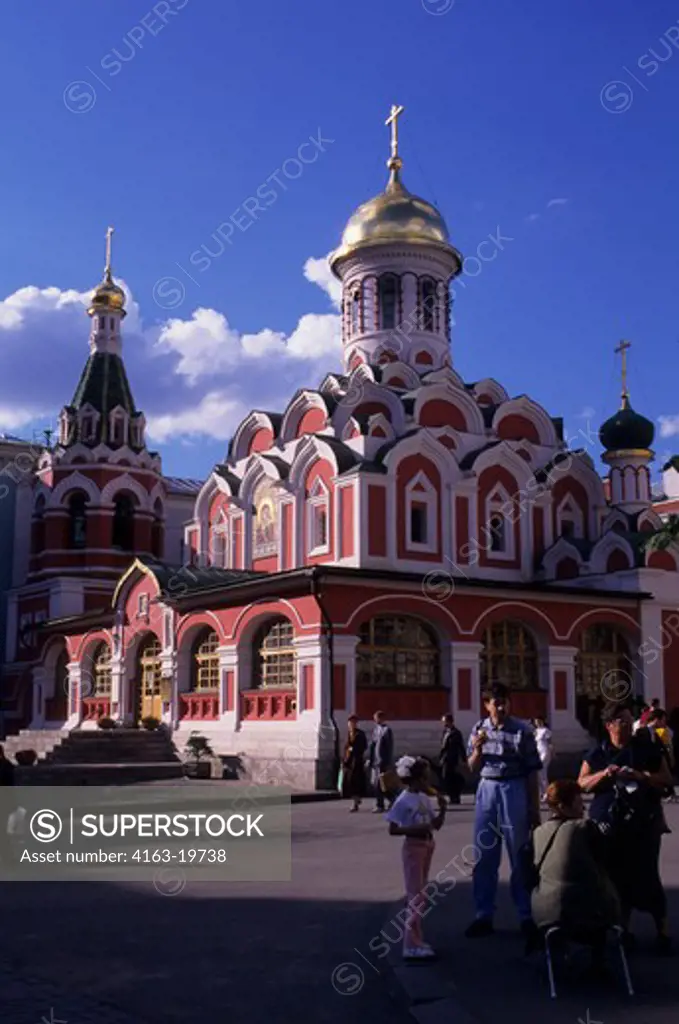 RUSSIA, MOSCOW, RED SQUARE, KAZANSKIY CATHEDRAL