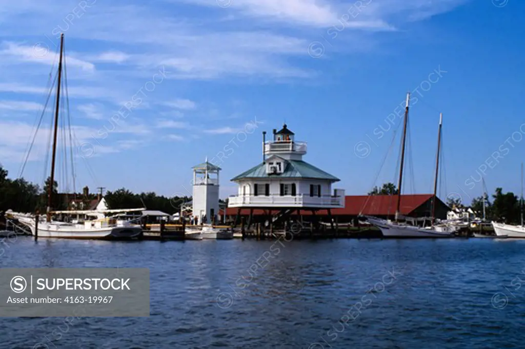 Usa, Maryland, Chesapeake Bay, St. Michaels, View Of Maritime Museum