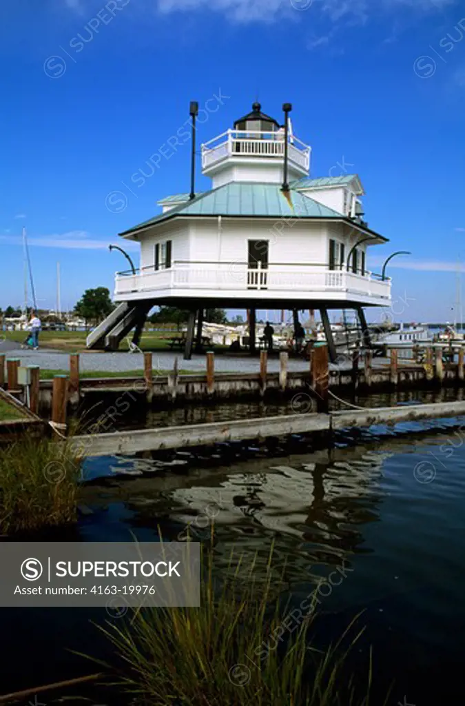 Usa, Maryland, Chesapeake Bay, St. Michaels, Maritime Museum, Lighthouse