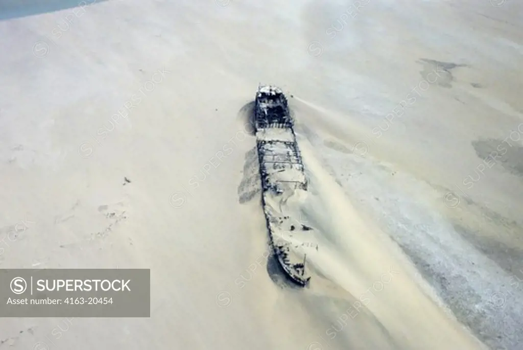 Namibia, Skeleton Coast National Park, View Of Shipwreck