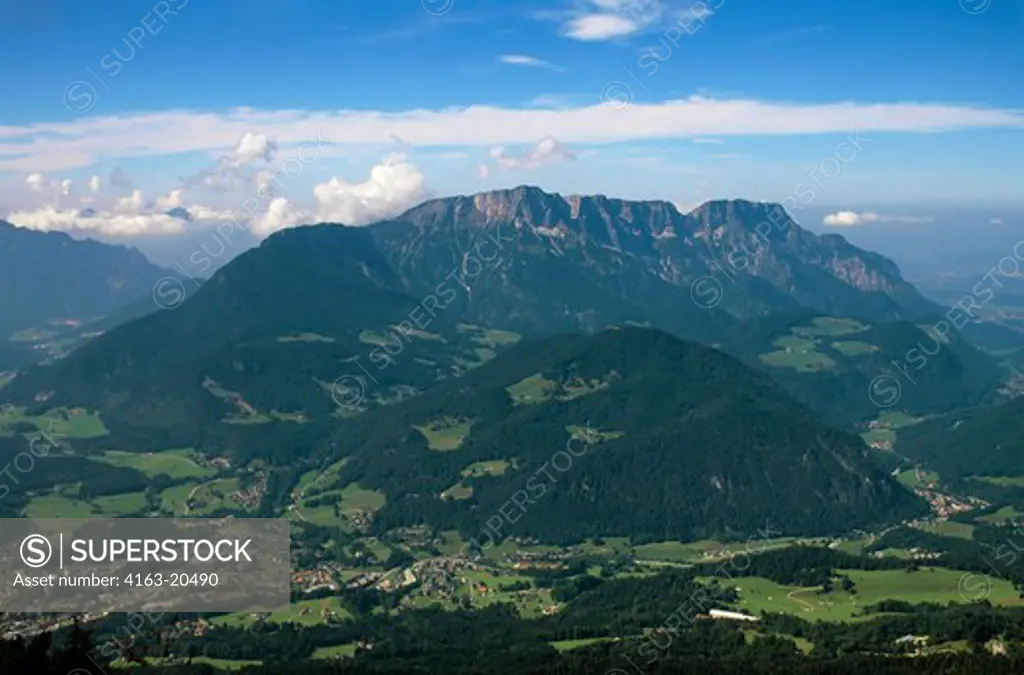 Germany, Bavaria, Berchtesgaden, Kehlstein (Eagle'S Nest), View Of Untersberg