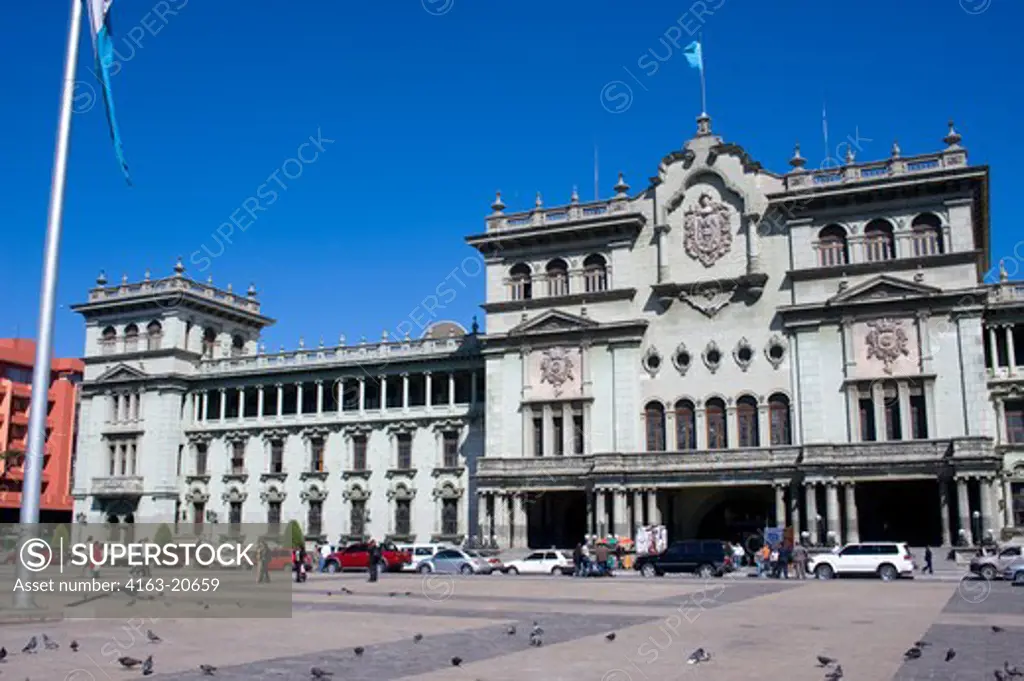 Guatemala, Guatemala City, View Of National Palace