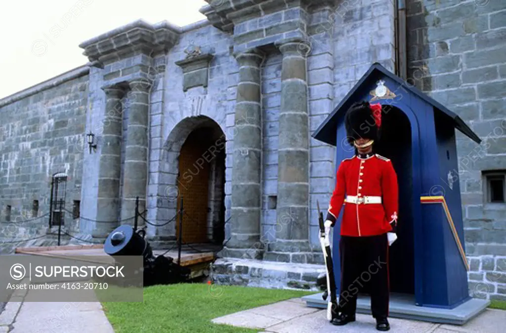 Canada, Quebec City, Citadel, Entrance, Guard