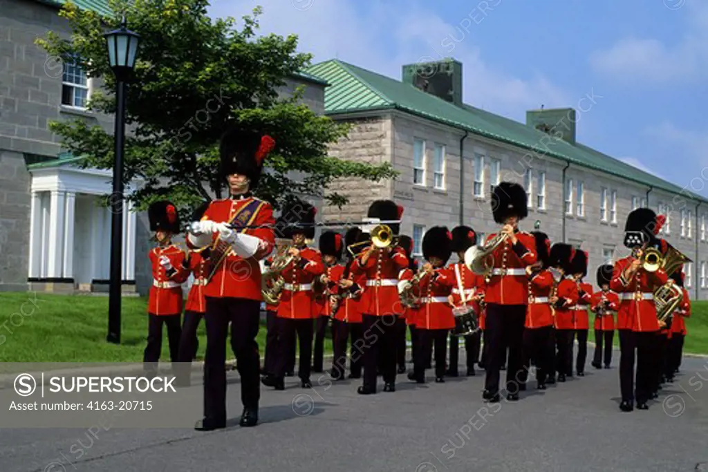 Canada, Quebec City, Citadel, Changing Of The Guard Ceremony, Military Band