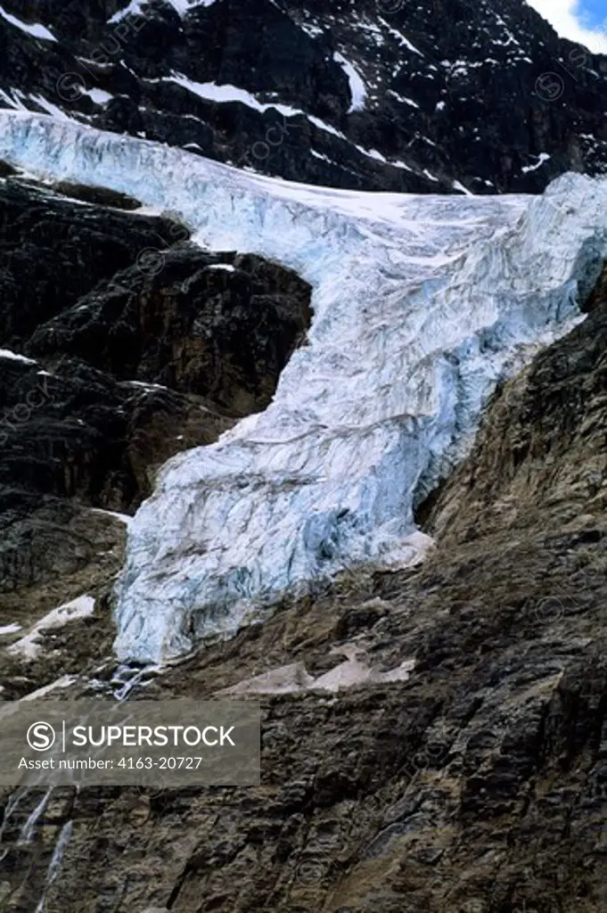 Canada, Alberta, Jasper National Park, Mount Edith Cavell, Hanging Glacier