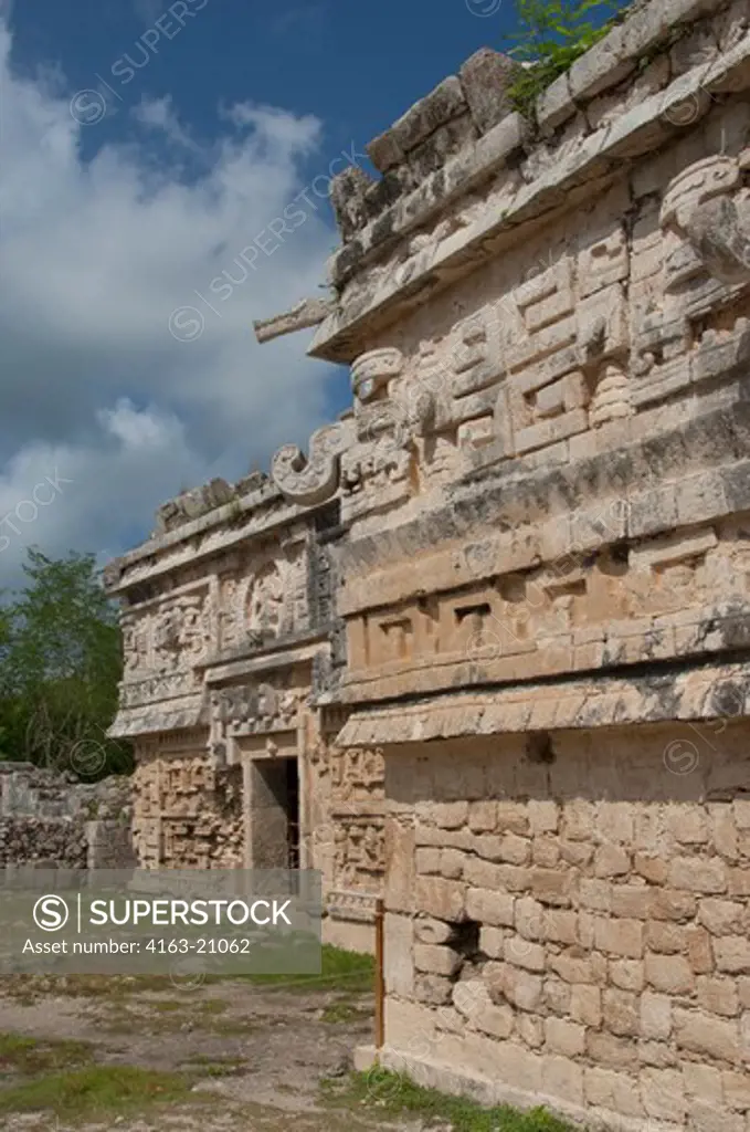 Mexico, Yucatan Peninsula, Chichen Itza Archaeological Zone, Southern Part, Grupo De Las Monjas (Nunnery), Church