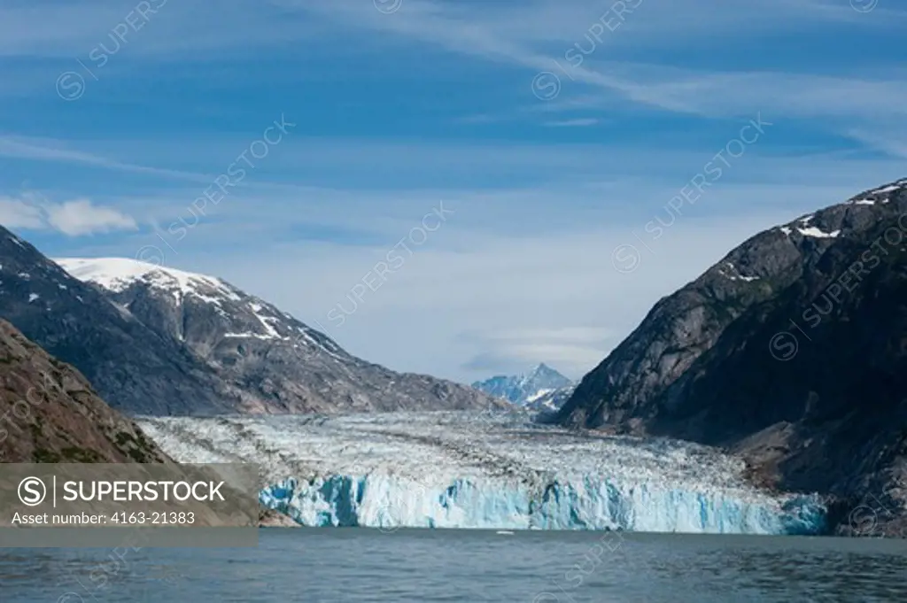 View of Dawes Glacier, a tidal glacier, Endicott Arm, Tongass National Forest, Alaska, USA