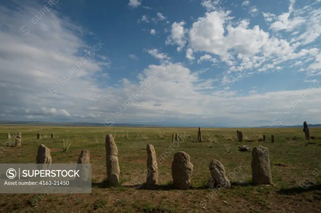 Ongot Grave (Neolithic Grave), In Tuul River Valley, Hustai National Park, Mongolia