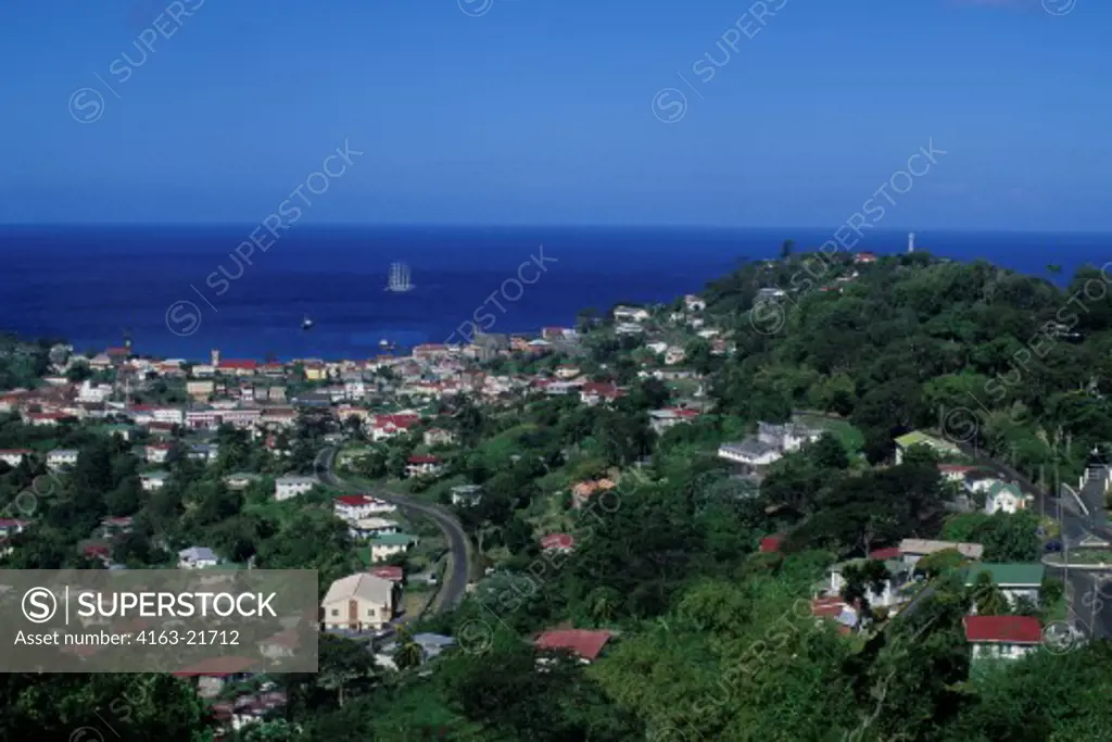 GRENADA, FORT FREDERICK, VIEW OF ST. GEORGE'S