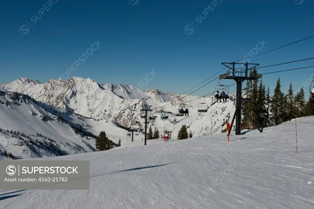Alta Ski Resort Near Salt Lake City In UtahUSA,
