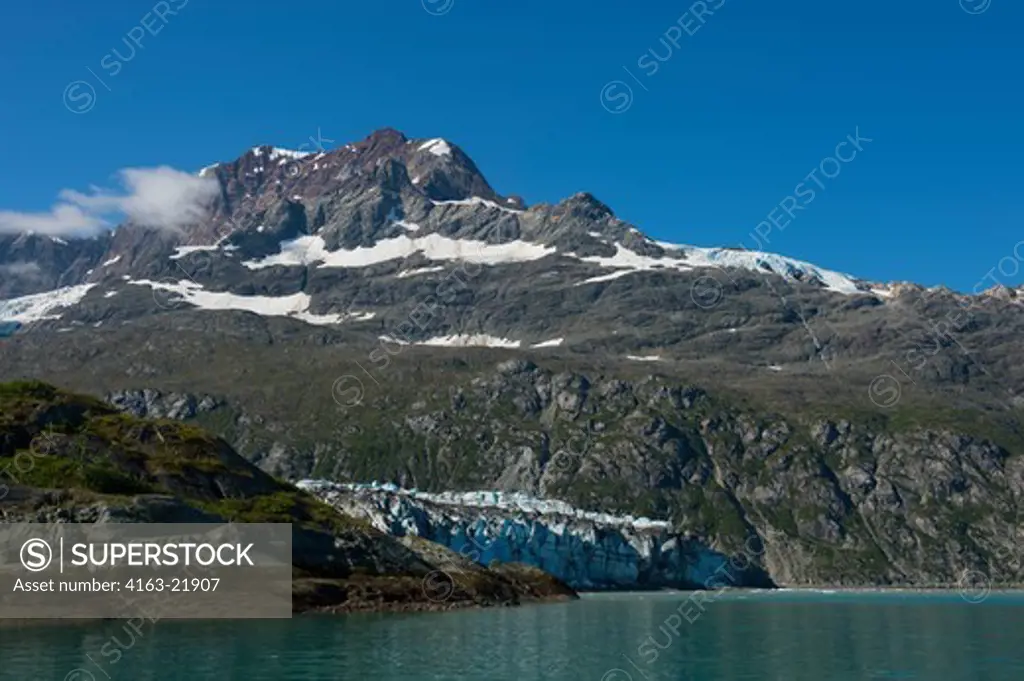 View Of Lamplugh Glacier Terminus In Johns Hopkins Inlet In Glacier Bay National Park, Southeast Alaska, USA,