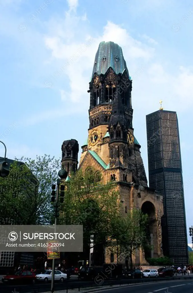 Germany, Berlin, Kurfurstendamm, Kaiser-Wilhelm-Gedachtnis Church