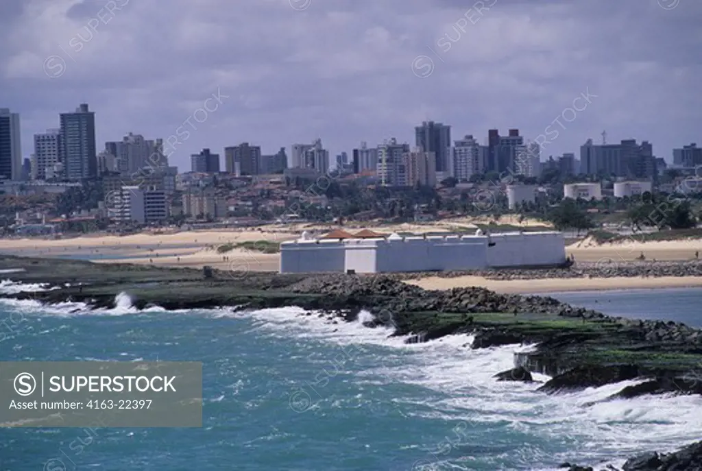 Brazil, Natal, View Of Fort Dos Reis Magos, Old Portuguese Fort