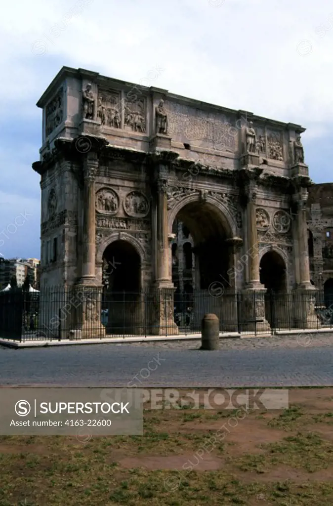 Italy, Rome, Arch Of Constantine