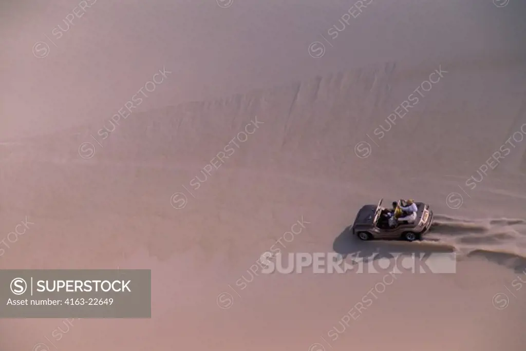 Brazil, Natal, Dune Buggy Excursion, Driving At Incline