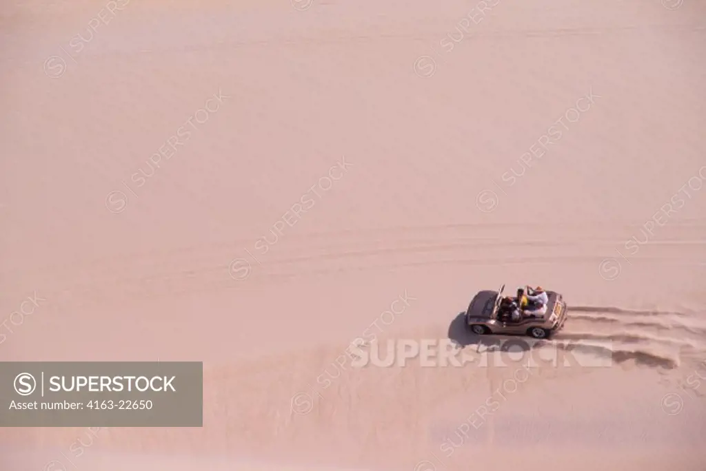 Brazil, Natal, Dune Buggy Excursion, Driving At Incline