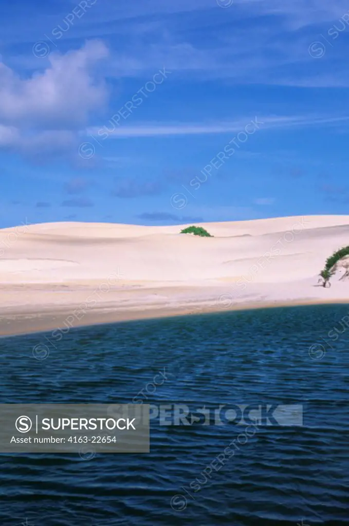 Brazil, Near Natal, Sand Dunes, Lake