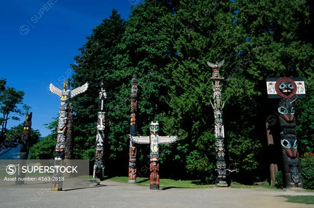 CANADA, BRITISH COLUMBIA, VANCOUVER, STANLEY PARK, TOTEMS
