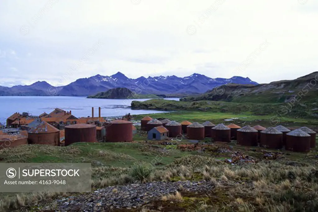 SOUTH GEORGIA ISLAND, LEITH HARBOR, OLD WHALING STATION