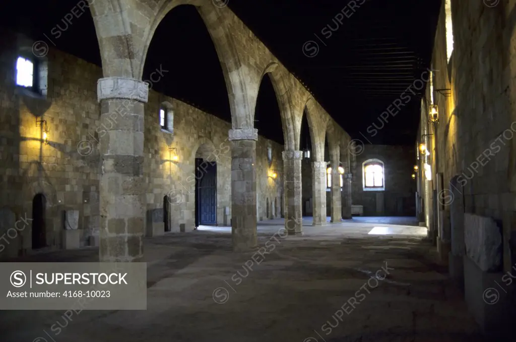 Greece, Rhodes, Hospital Of The Knights, Hall