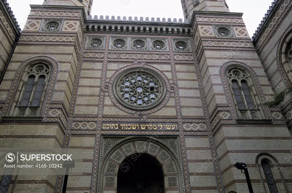 Hungary, Budapest, Pest, The Great Synagogue,Ope'S Largest Still Functioning Synagogue