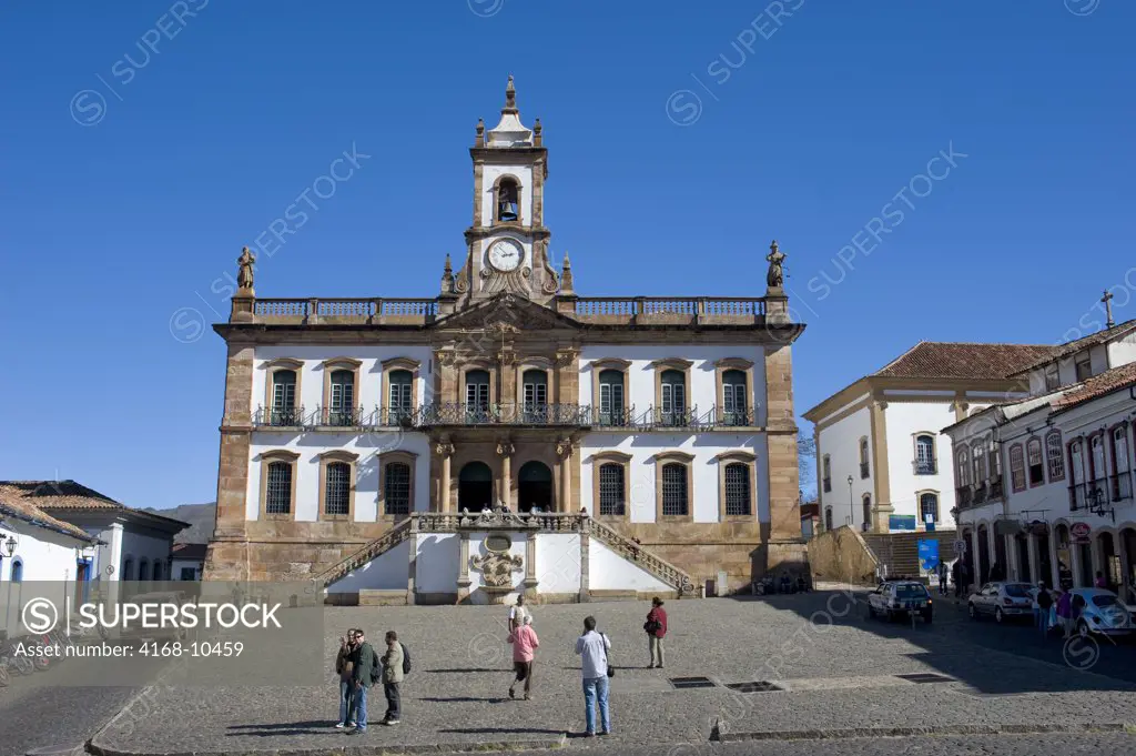 Brazil, Minas Gerais, Colonial Town Of Ouro Preto (Unesco World Heritage Site), Praca Tiradentes, Conspiracy Museum