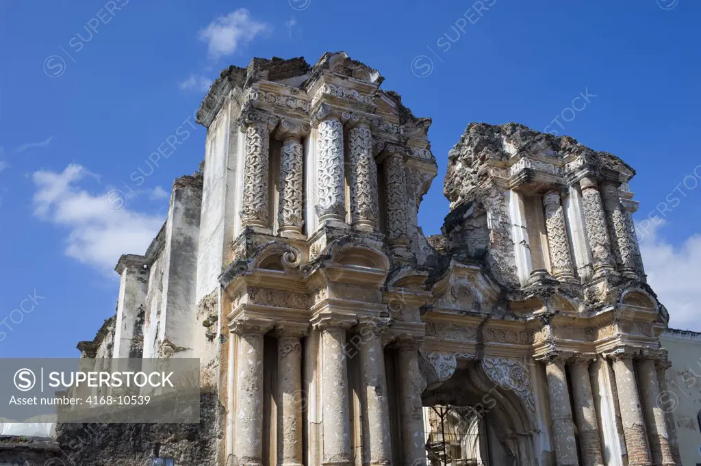 Guatemala, Highlands, Antigua, Ruins Of El Carmen Church