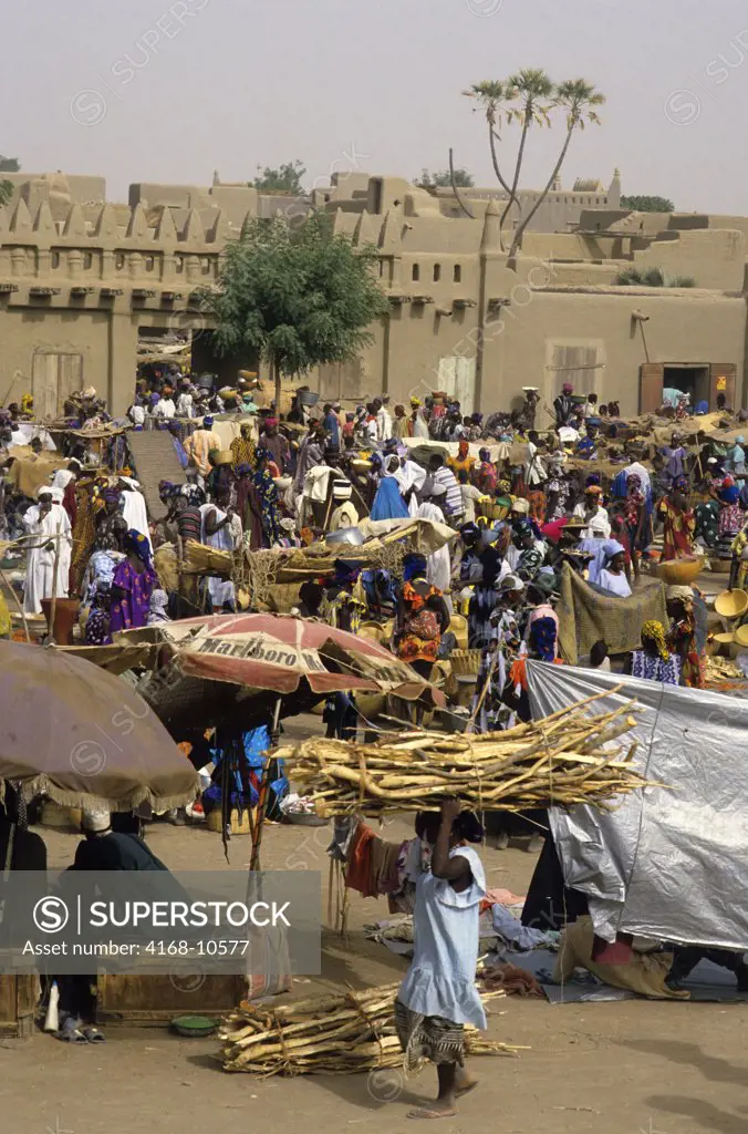 Mali, Djenne, Weekly Market, Market Scene
