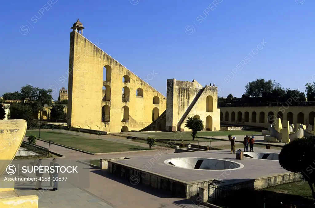 India, Rajasthan, Jaipur, Jantar Mantar Observatory, Built In 1728 By Astronomer Maharajah Jai Singh Ii