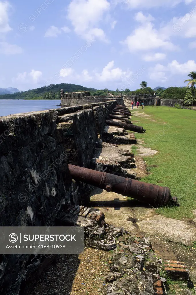 Panama, Portobelo, Old Spanish Fortress, Cannons