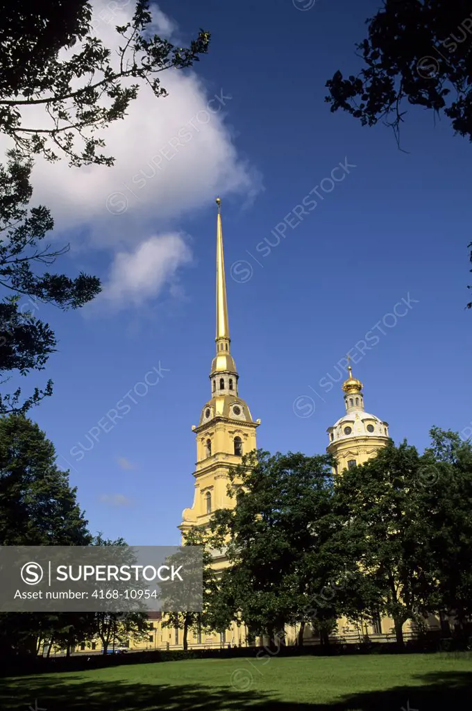 Russia, St. Petersburg, Peter And Paul Fortress, Cathedral