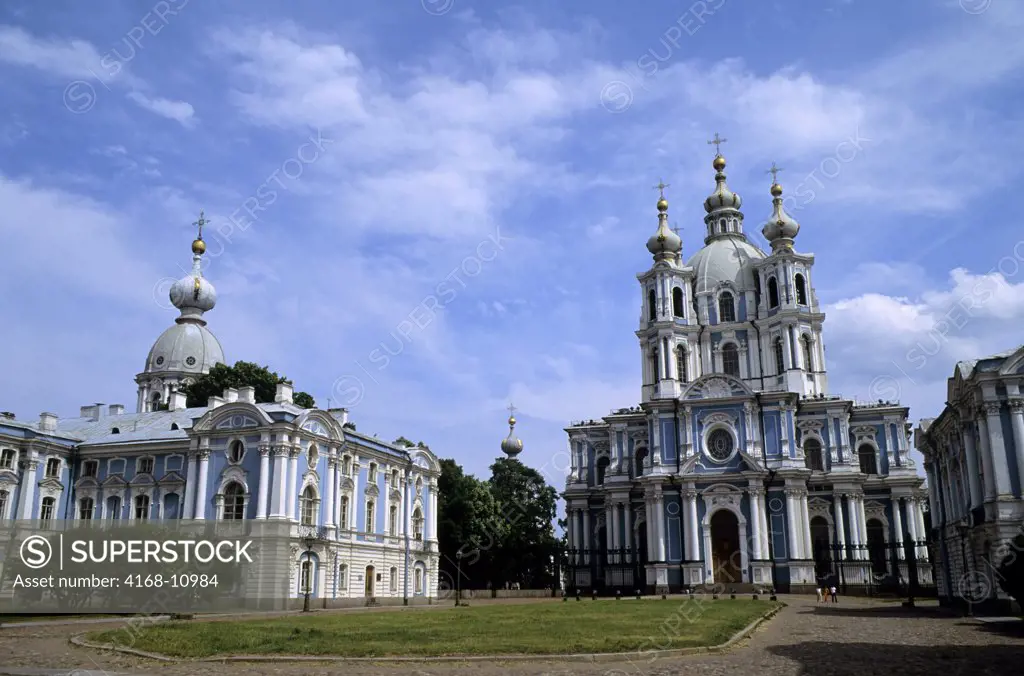 Russia, St. Petersburg, Smolny Convent, Cathedral