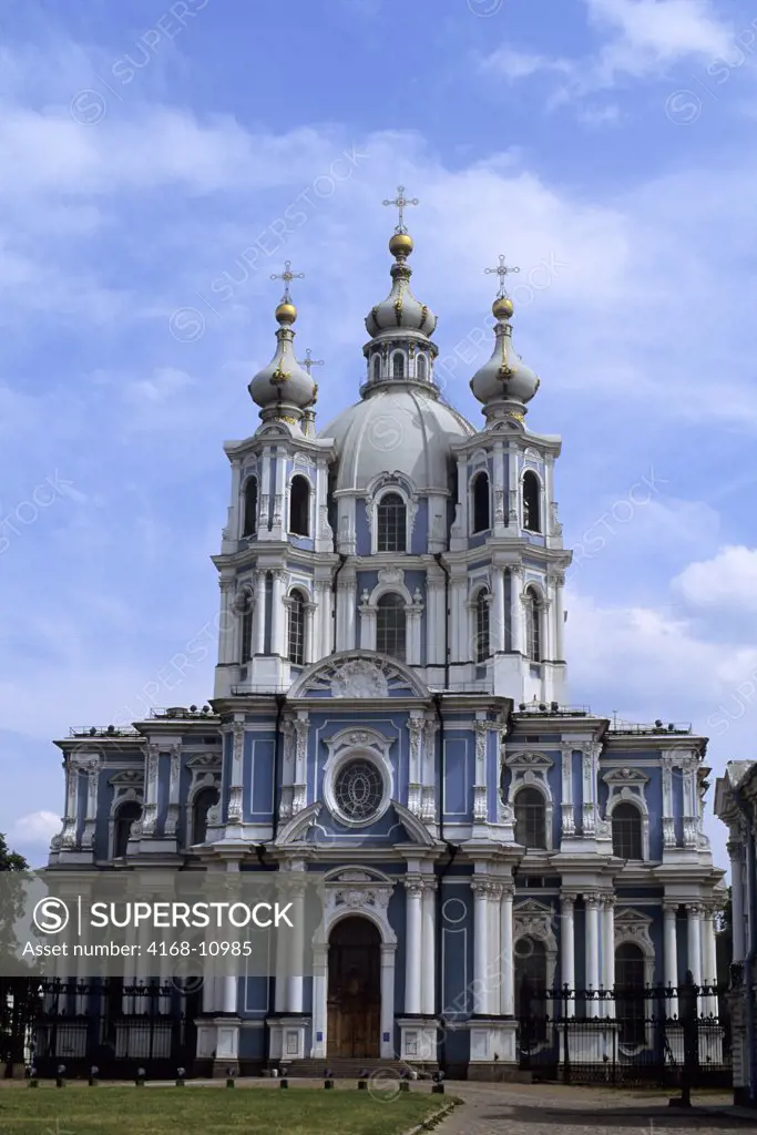 Russia, St. Petersburg, Smolny Convent, Cathedral