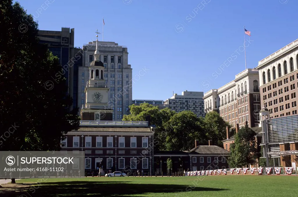 Usa, Pennsylvania, Philadelphia, Independence Nat'L Historic Park, Independence Hall