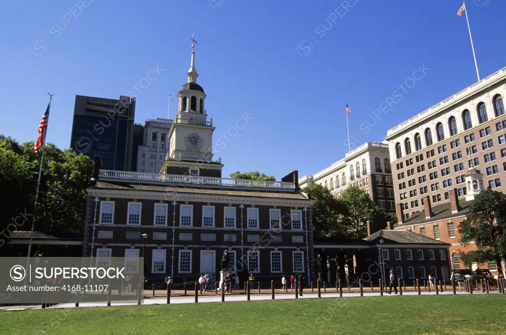 Usa, Pennsylvania, Philadelphia, Independence Nat'L Historic Park, Independence Hall