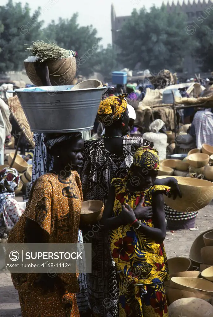 Mali, Djenne, Weekly Market, Market Scene