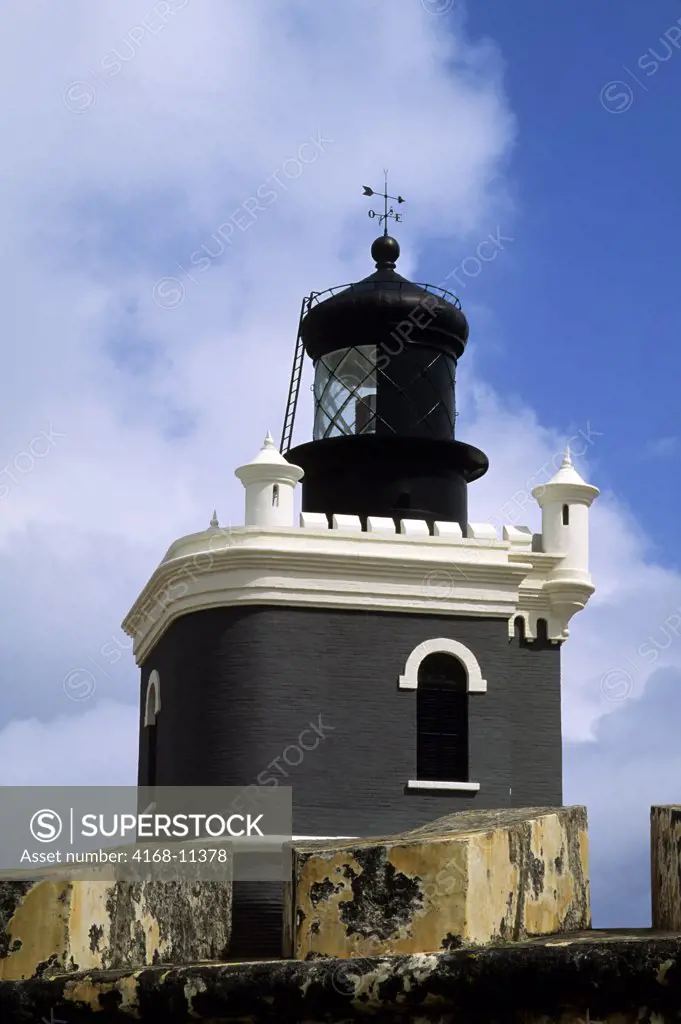 Puerto Rico, Old San Juan, Castillo Del Morro Fortress, Lighthouse
