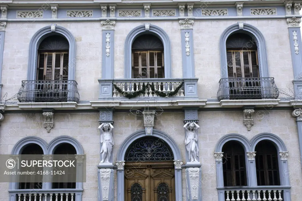 Puerto Rico, Ponce, Detail Of Local House