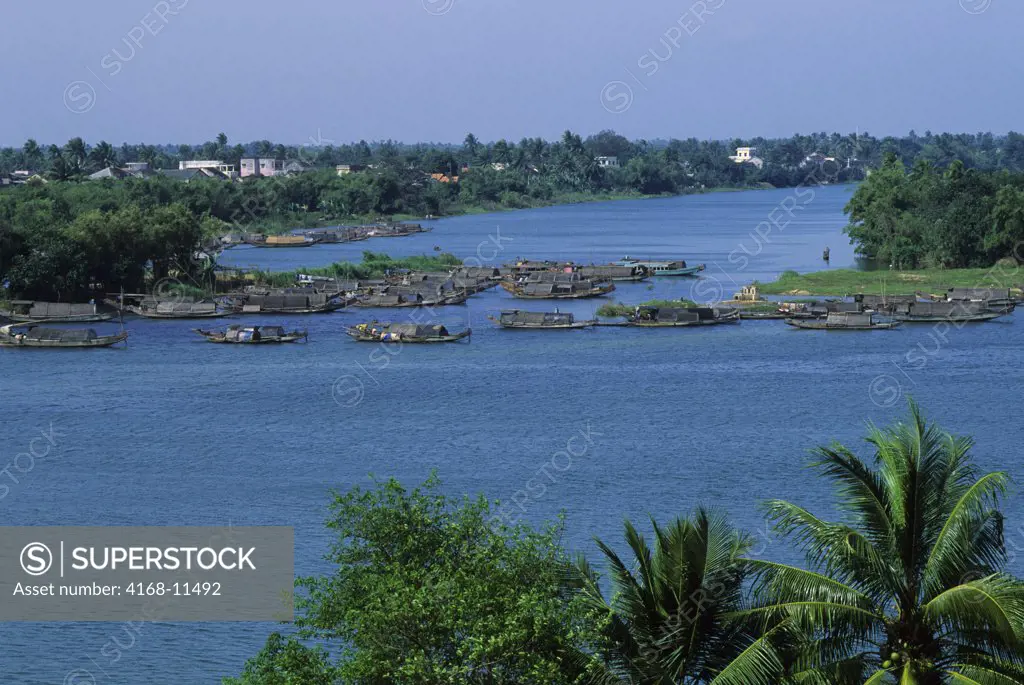 Vietnam, Hue, View Of Perfume River