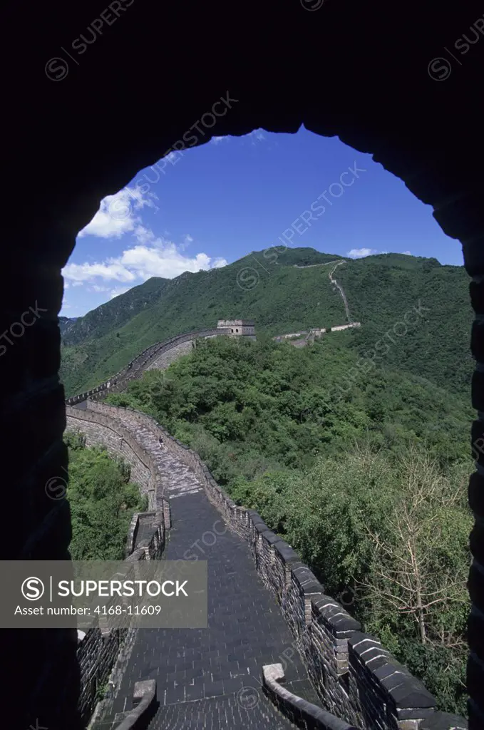 China, Near Beijing, Great Wall At Mutianyu, Tower, Archway