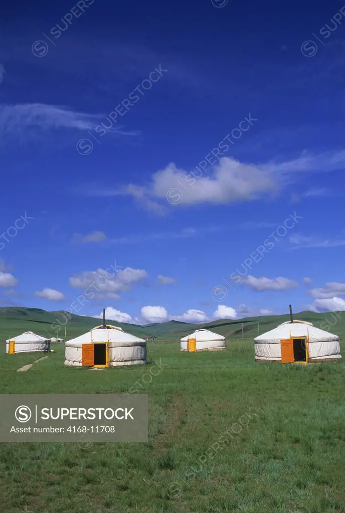 Central Mongolia, Near Karakorum, Mongon Mod Ger (Yurt) Camp