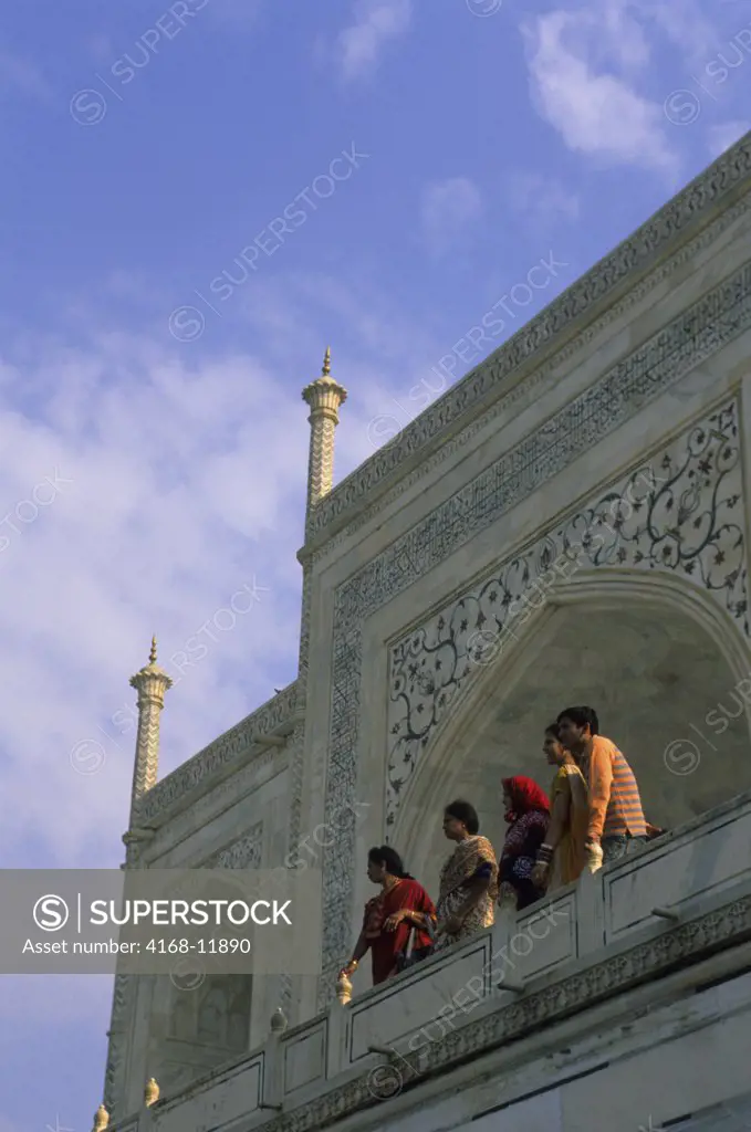 India, Agra, Taj Mahal, Local People