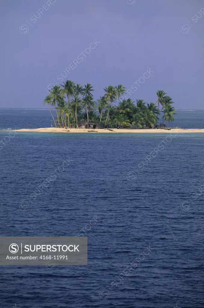 Panama, San Blas Islands, View Of Small Island