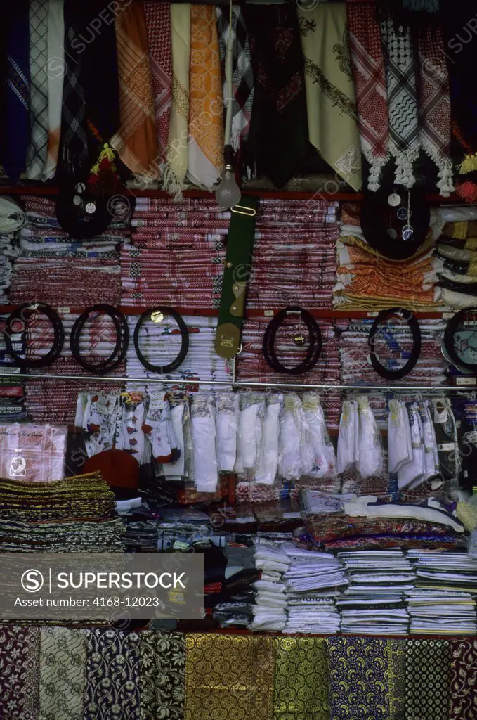 Saudi Arabia, Jeddah, Old Town, Souk Al-Alawi, Fabric Store