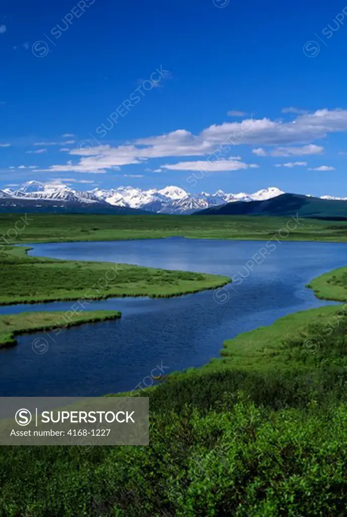 USA, ALASKA, DENALI HIGHWAY, MT.DEBORAH, HESS MOUNTAIN, & MT. HAYES