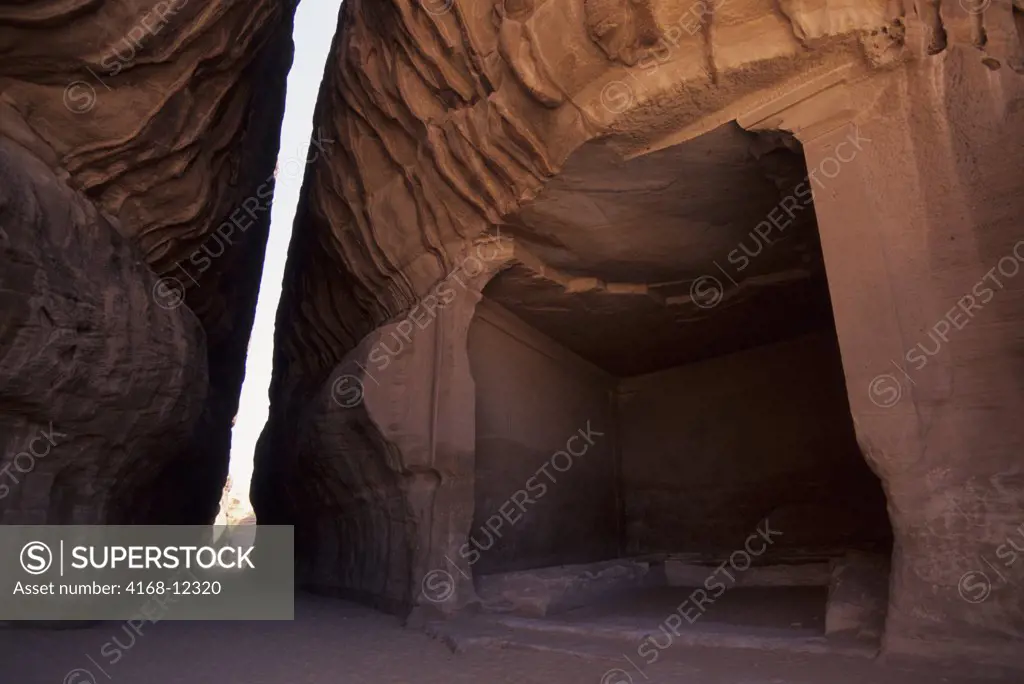 Saudi Arabia, Madain Saleh, Nabataeans Tombs (100 B.C. To 76 A.D.), Al Diwan Canyon