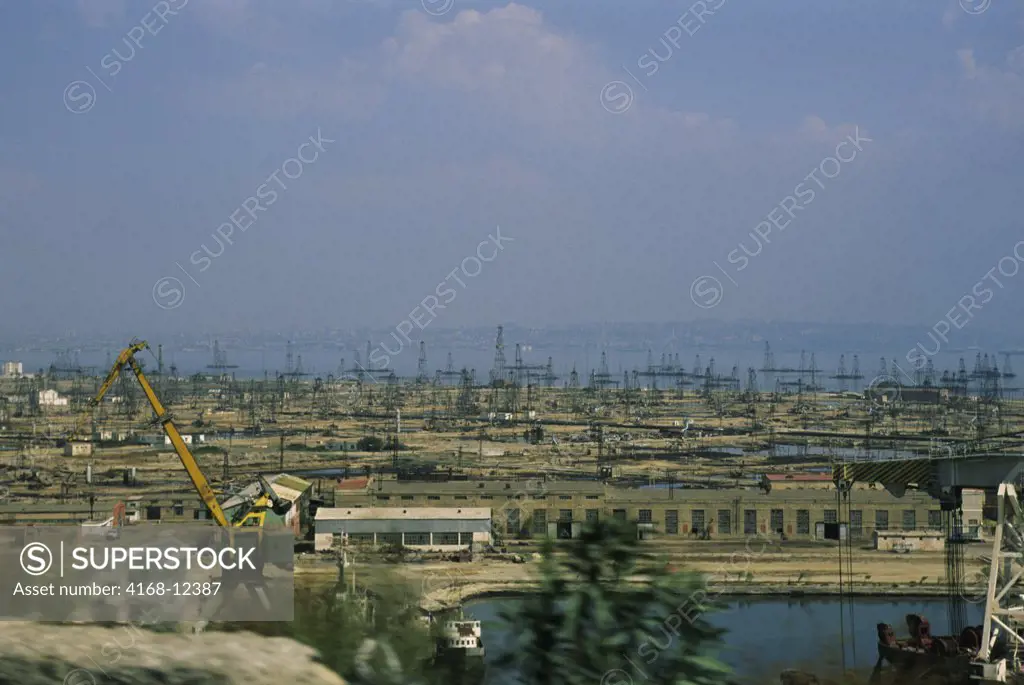 Azerbaijan, Baku, Oil Fields
