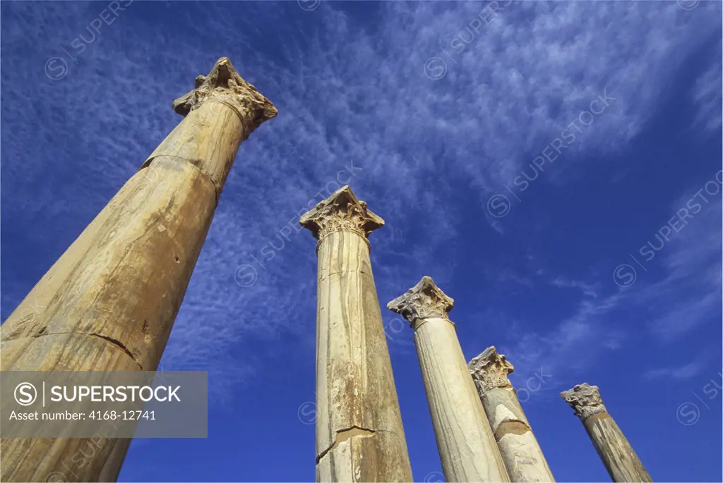 Libya, Near Benghazi, Soussa, Apollonia, Eastern Church, Corinthian Capitals