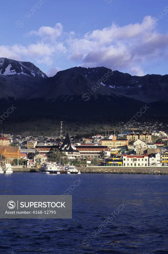 Argentina, Tierra Del Fuego, Ushuaia, Most Southern Town, View From Beagle Channel