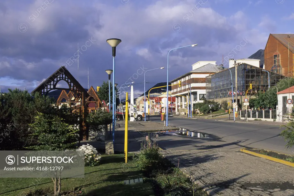 Argentina, Tierra Del Fuego, Ushuaia, Beagle Channel, Most Southern Town, Street Scene